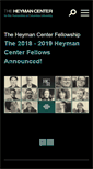 Mobile Screenshot of heymancenter.org